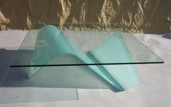 Salontafel "Zeil" van Dietmar Joester – reflex, Glas, Vintage (photo 3 of 6)