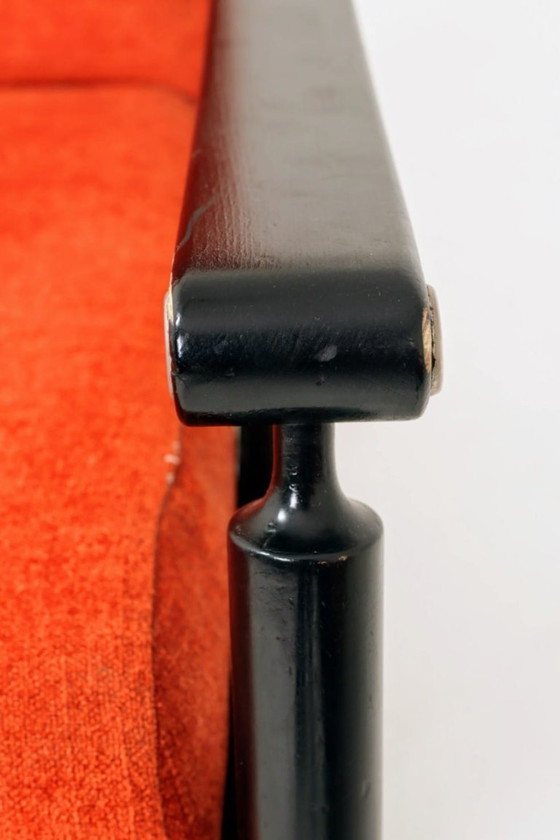 Image 1 of Set di due poltrone Mid-Century, funzione pieghevole, condizioni originali, anni '60