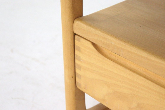 Image 1 of Brink møbler Gelsted oak trolley 'Pjedsted' vintage Danish oak