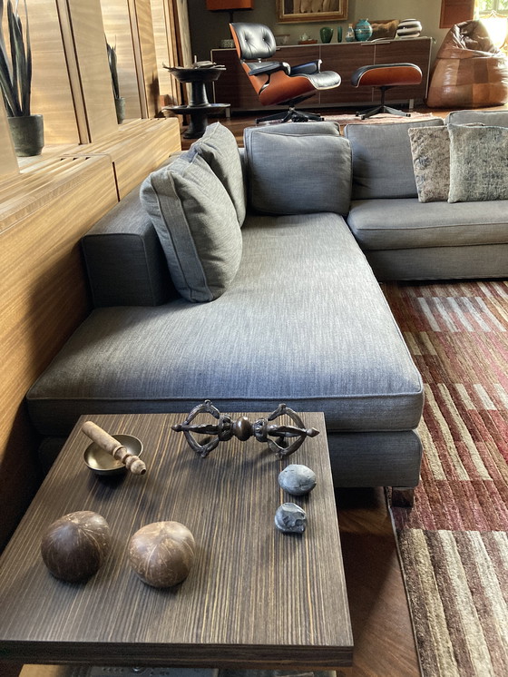 Image 1 of Italiaanse design Minotti zithoek - prachtige opstelling