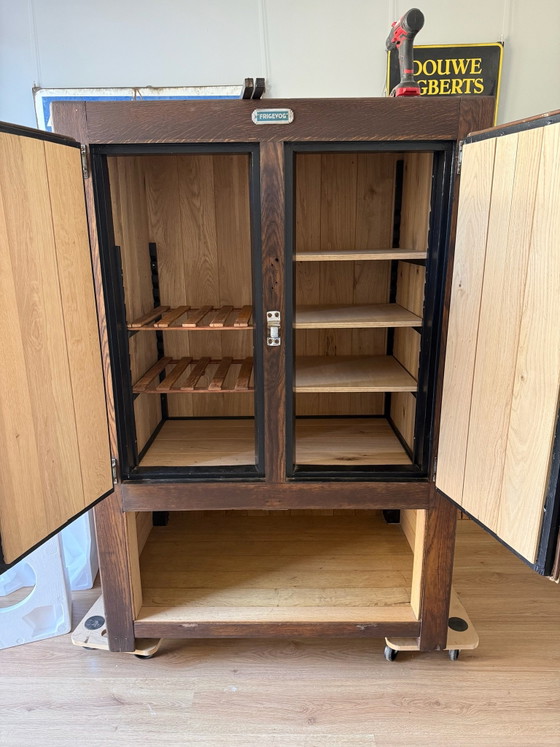 “Frigevog” armadio antico – Mobile bar, Metallo, Legno (photo 2 of 6)