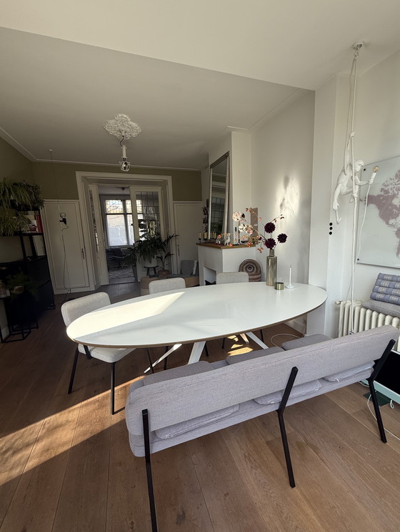 Image 1 of Ovale eettafel model de Zwaan van Seuren ( nieuw blad) 