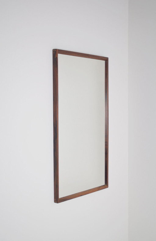 Danish Mirror Model 146 By Kai Kristiansen For Aksel Kjersgaard, 1960s – spiegels, Wood