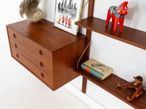 Teak Modular Shelving Unit, Danish Design, 1960s, Made In Denmark – Wood (photo 9 of 15)