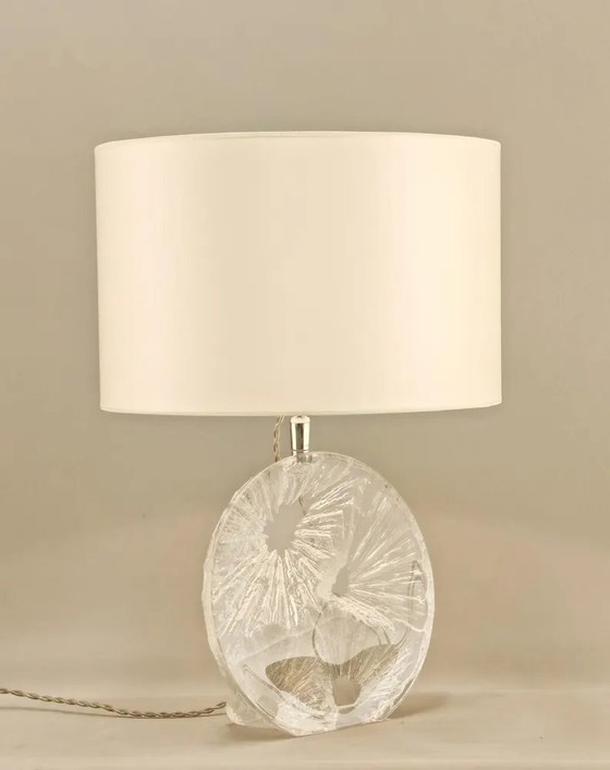 Image 1 of Daum Critères Lampe mit neuem satiniertem Schirm