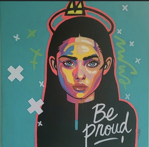 Siéntete orgulloso de tu pintura.