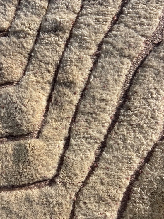 Image 1 of Tappeto berbero moderno marocchino Mrirt in lana 210x300 cm