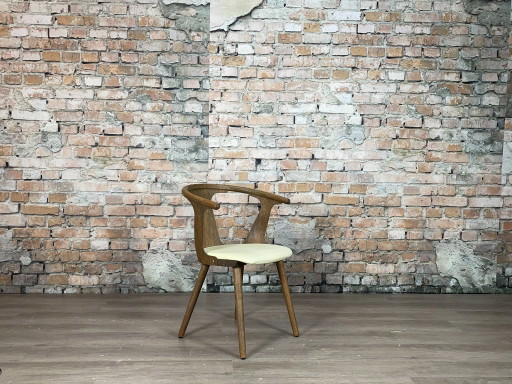 &Tradition In Between Set of 6 – eetkamerstoelen, Plastic, Wood