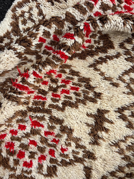 Image 1 of Vintage Berber Runner Wool Carpet