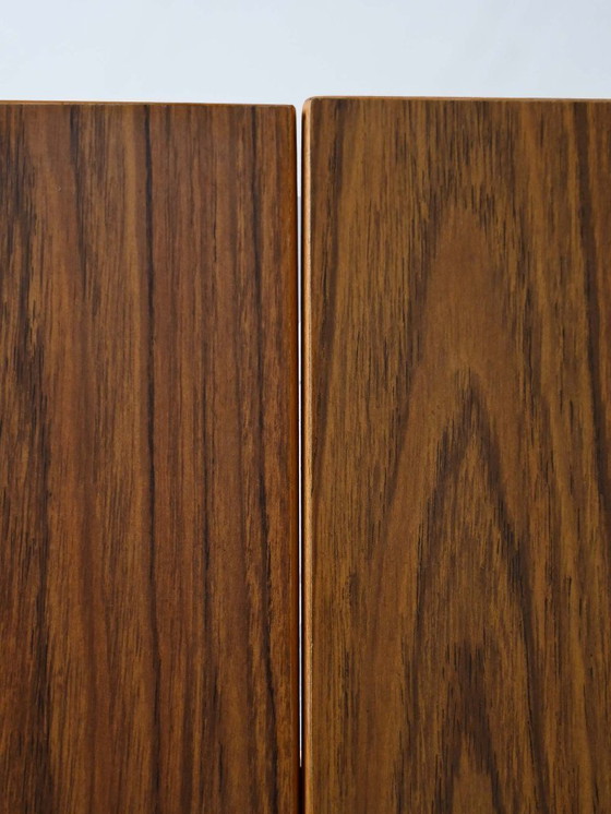 Image 1 of Table à manger extensible vintage scandinave en placage de teck