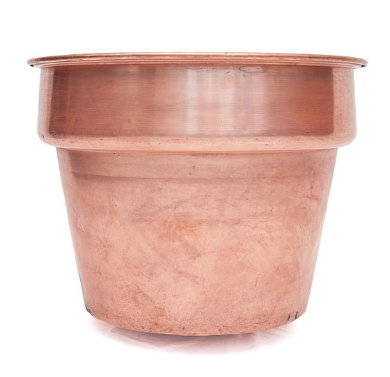 Image 1 of Immense cache pot en cuivre