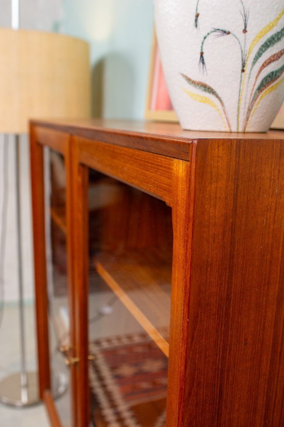 Image 1 of Vintage teak showcase chest of drawers sideboard highboard Danish