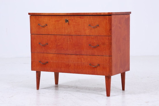 Image 1 of Vintage ladekast | Mid Century ladekast | houten opbergmeubel 60s #07-45