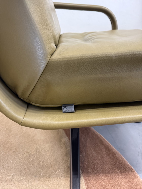Image 1 of Leolux Kudo Two Fauteuil Raffino Fennic leer 