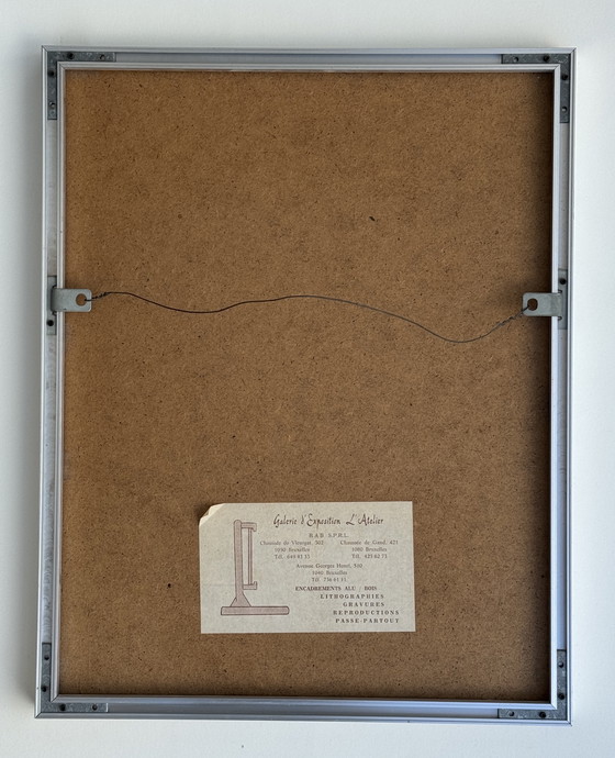 Image 1 of Nicole Vaysse - Art Brut circa 1970 - Tinta china - enmarcado