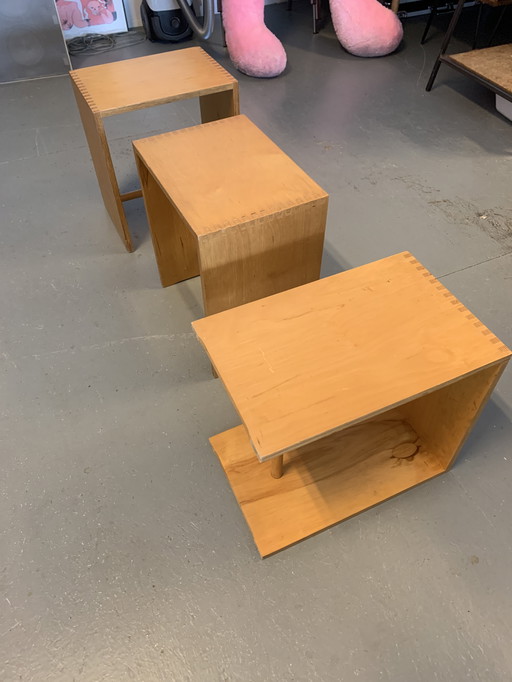 Max Bill Zanotta Modular Cube / Side Table - Iconic Design
