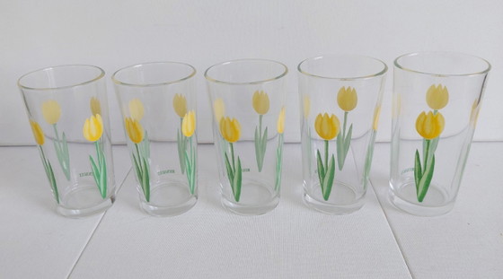 Coffret Renault X Luminarc – Carafe, 5 verres, années 1970/1980 – Luminarc - Renault, Verres et carafes (photo 8 of 10)