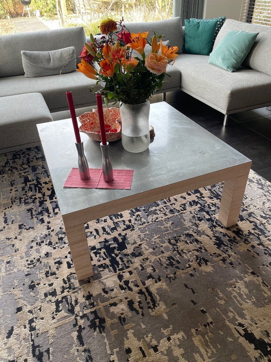 Image 1 of Esstisch 210x100 und Couchtisch 100x100 mit Zinkplatte