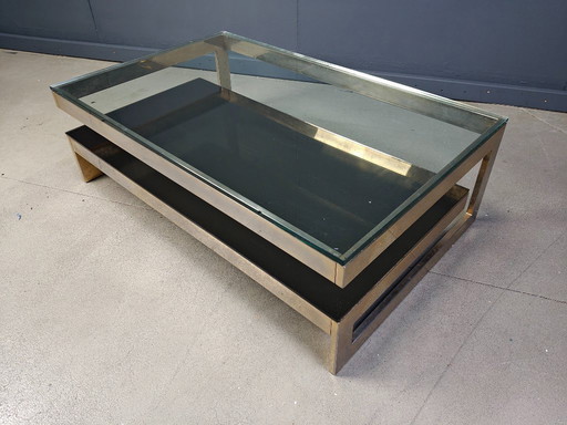 Vintage G shaped coffee table by Belgochrom, 1970s