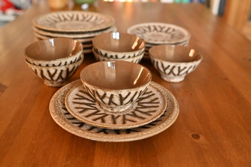 Hans Welling - Aegina Series - Vintage West Germany Pottery Ceramano - Handcrafted