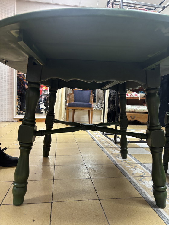 Image 1 of landelijke Inklapbare eettafel met 4 stoelen