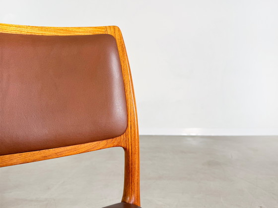 Image 1 of Lot de 2 chaises Niels Otto Møller Midcentury modèle 80 palissandre