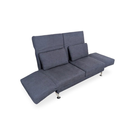 Image 1 of Originele Brühl Moule Sofa, tweezitsbank, zwart design.