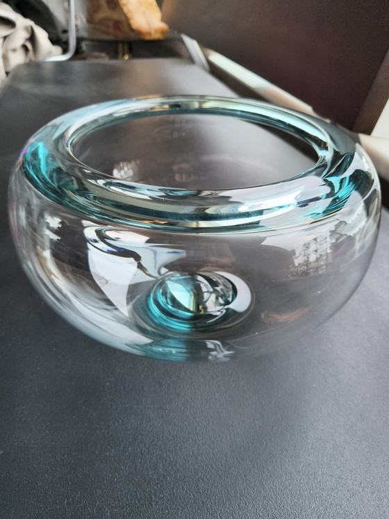 Image 1 of Holmegaard 'Provence' schaal – Per Lütken – Aqua / Lichtblauw (26 cm)Beschrijving