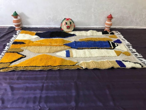 Image 1 of Tappeto berbero in lana autentica 300x150 cm