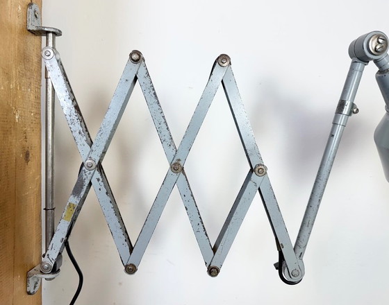 Image 1 of Industrial Scissor Wall Lamp by Curt Fischer for Midgard, 1930s