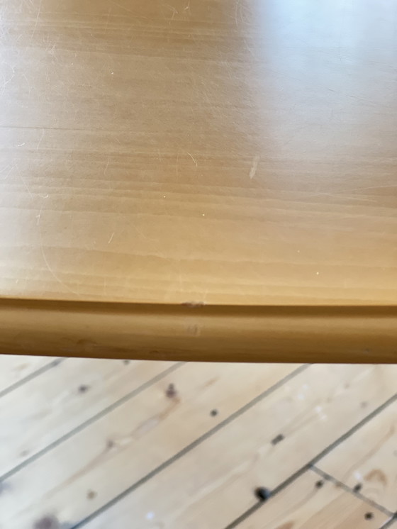 Image 1 of Design organic table + 4 design chairs (Gispen style)