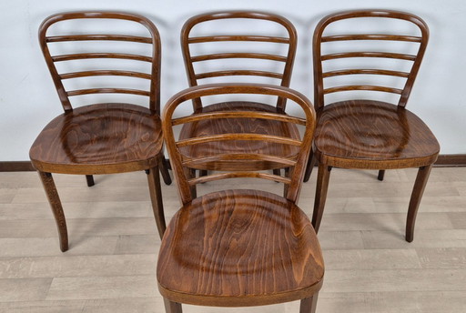 4 Thonet Art Deco Chairs