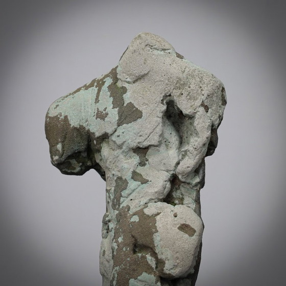 Image 1 of Coppia di sculture di torso maschile di Francine Govers, anni '90