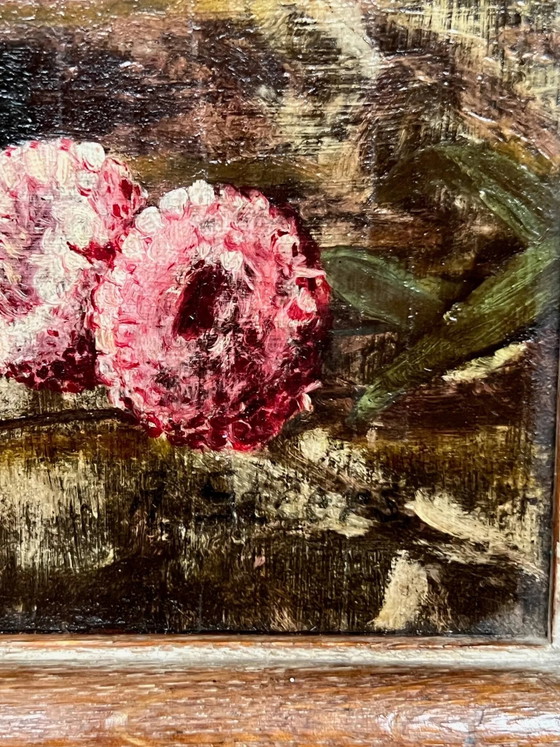 Painting “Still life with flowers”. – Paintings & Drawings, Wood (photo 3 of 7)