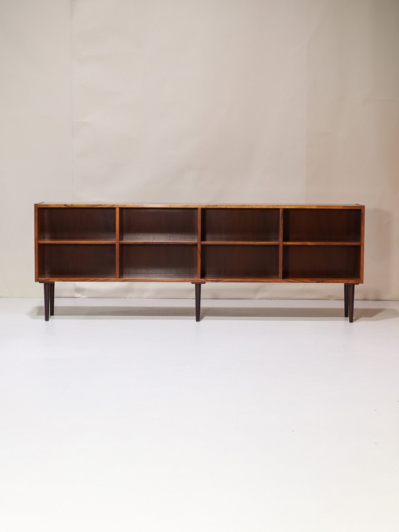 Image 1 of Long bookcase Hundevad rosewood Danish