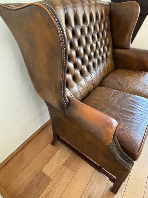 Vintage-Ledersofa