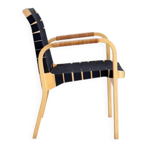 Alvar Aalto model 45 chair for Artek 1970s – fauteuils, Wood, Rattan, Scandinavian