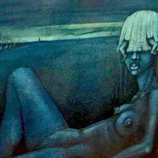 Johan Nyssen, Naakte Vrouw, Olie op Doek, Jaren 80