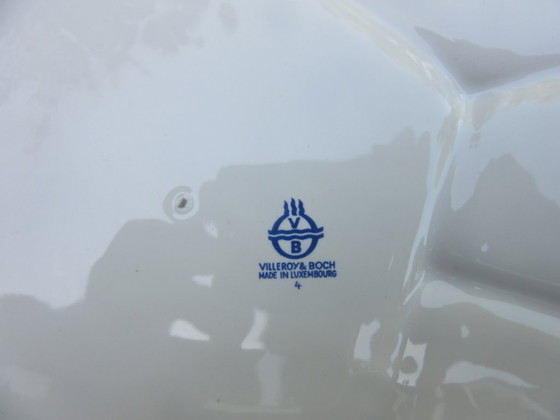 Image 1 of 3 Piatti Fonduta Villeroy & Boch, Lussemburgo, Sept Fontaines, vintage, retrò