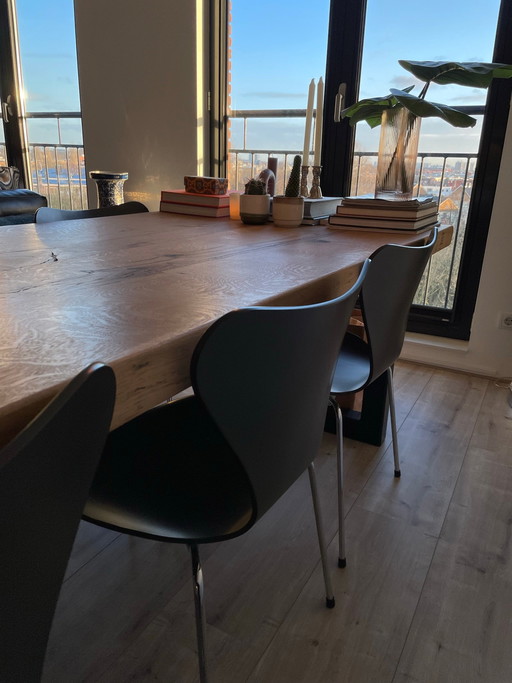 6x Butterfly Chair Serie 7 Arno Jacobsen