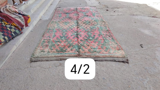 Image 1 of Handgeknoopt Berber kleed wol 400x200cm