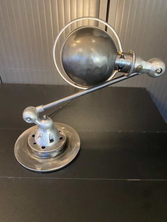 Jieldé Jielde 1-arm Floor Lamp, Clear Gloss Varnish, Industrial Vintage, Table lamps, Metal, Silver (photo 13 of 15)