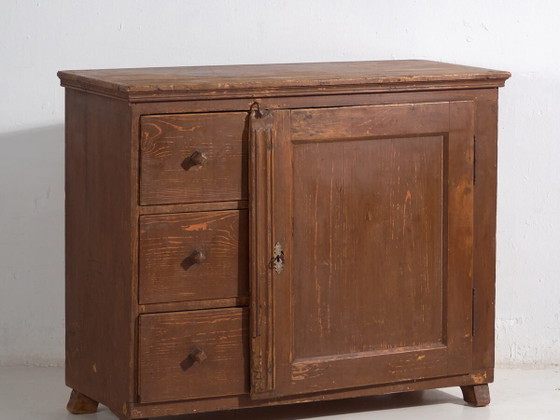 Grande cassettiera antica (c.1920) – Cassettiere, Rustic (photo 2 of 40)