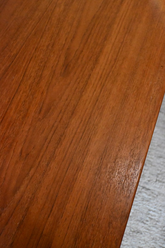 Image 1 of Deens Design Salontafel met Tegeltableau Knud L Nielsen 60’s