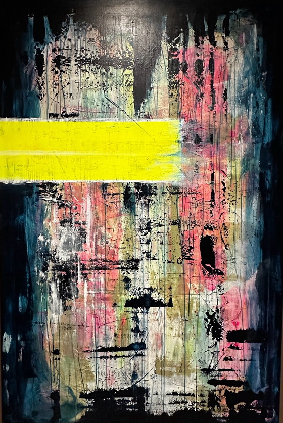 Amari Contemporary (Un)connected series XL, Paintings & Drawings, Canvas, Black (photo 4 of 5)