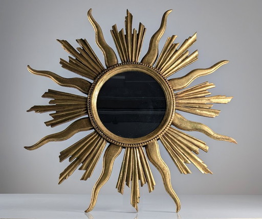 Giltwood Sunburst Mirror, 1960s