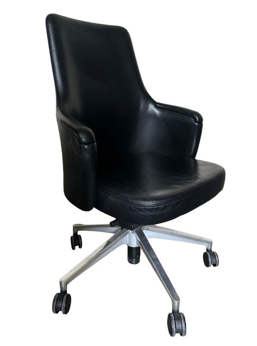 Sedus Silent Rush office chair black leather