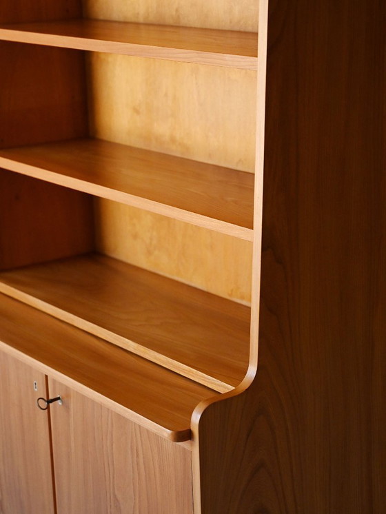 Image 1 of Bibliothèque ouverte vintage scandinave en orme