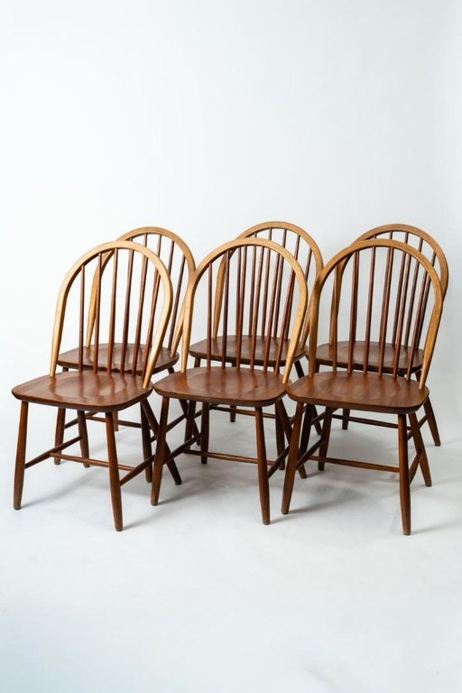 Sillas de teca Erik Ole Jørgensen Tarm Stolefabrik