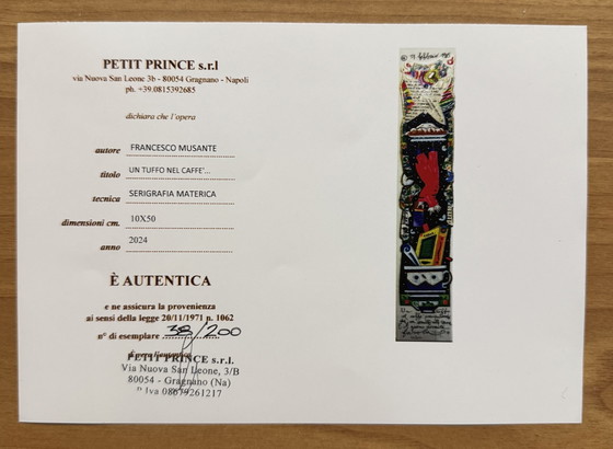 René Siebdruck 20x20cm, Das Lächeln-Paradoxon, Pop, Wohnaccessoires – Lithographien & Drucke, Paper, Wood (photo 5 of 5)